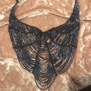 Beautiful beaded collar necklace